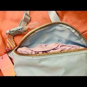 SCL x Target light blue zip Fanny pack NWT